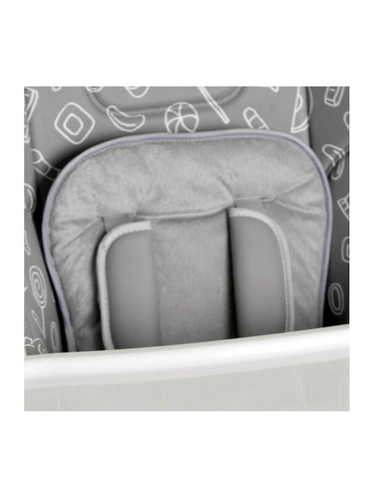 Lorelli Campanella Foldable Baby Highchair with Adjustable Height Blue Surf Bears