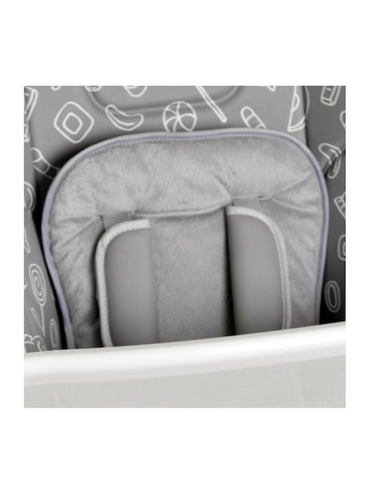 Lorelli Campanella Foldable Baby Highchair with Adjustable Height Gray