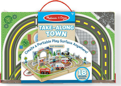 Melissa & Doug Take-Along Town Rennstrecke 40141