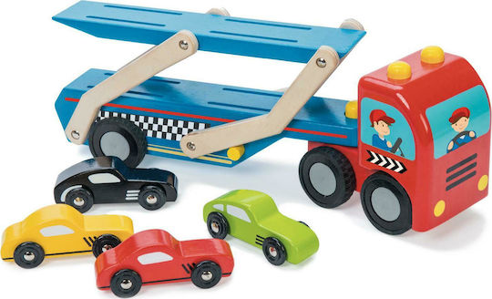 Le Toy Van Lastwagen / Lieferwagen Autotransport Set mit Truck