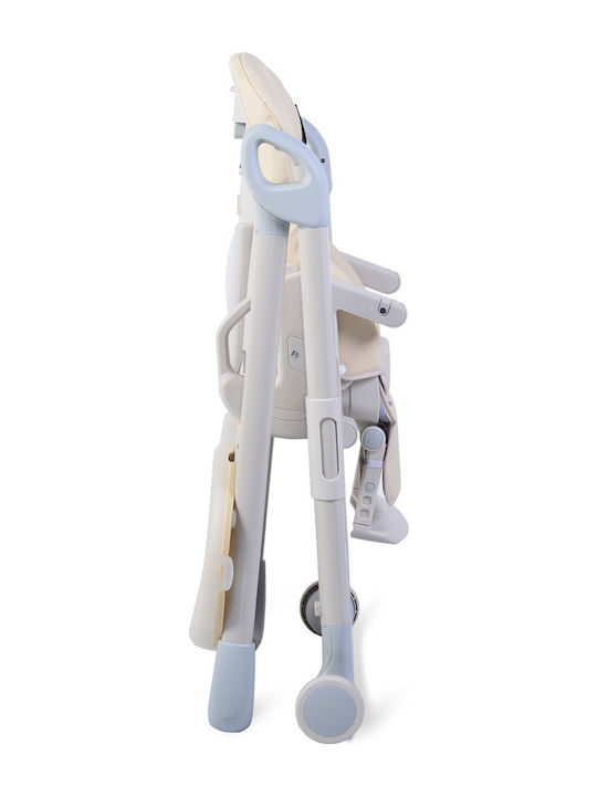 Cangaroo I Eat Foldable Baby Highchair with Adjustable Height Blue