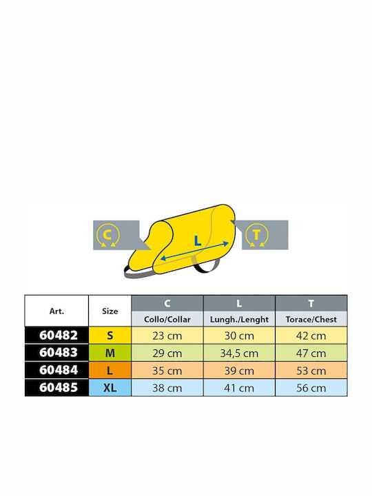 Lampa Schutzweste Hund Wasserdicht Gelb 34.5x47x29cm