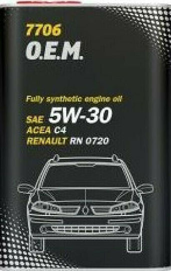 Mannol 7706 O.E.M. Synthetic Car Oil 5W-30 1lt