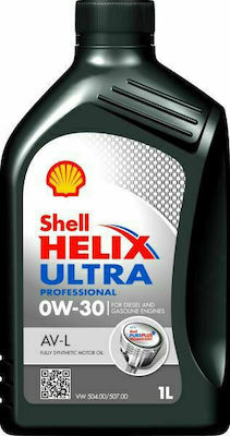 Shell Helix Ultra Professional AV-L Car Lubricant 0W-30 1lt