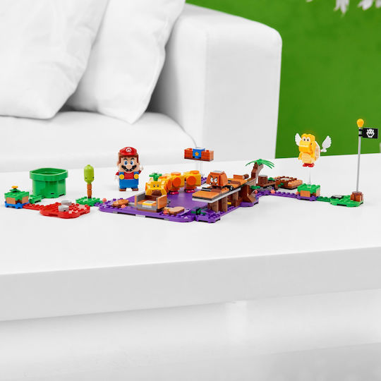LEGO Set Extindere Terenul Otrăvitor Wiggler Super Mario Pentru Vârsta 7+