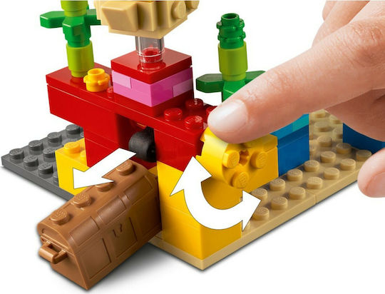 LEGO Minecraft The Coral Reef für 7+ Jahre