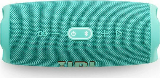 JBL Charge 5 Waterproof Bluetooth Speaker 40W with Battery Life up to 20 hours Turquoise