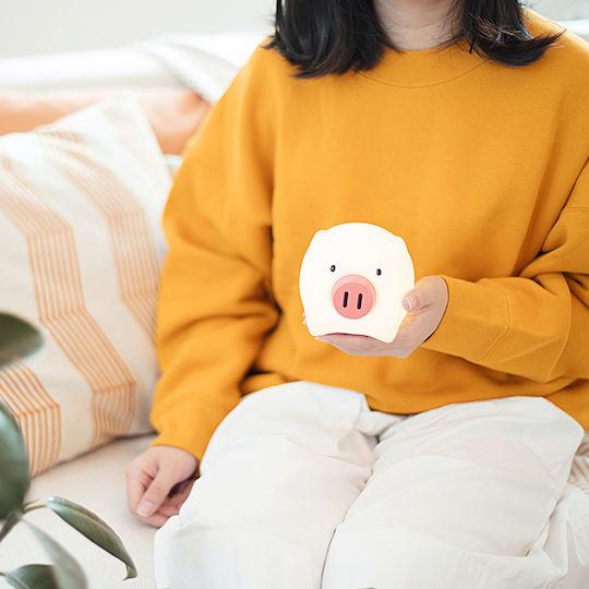Josef Niermann Kinder Dekorative Lampe Piggy Pig Weiß