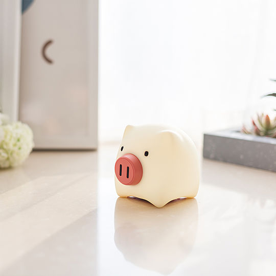 Josef Niermann Kinder Dekorative Lampe Piggy Pig Weiß