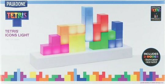 Paladone Детско Декоративно Осветление Tetris Icons Многоцветен 30x15см