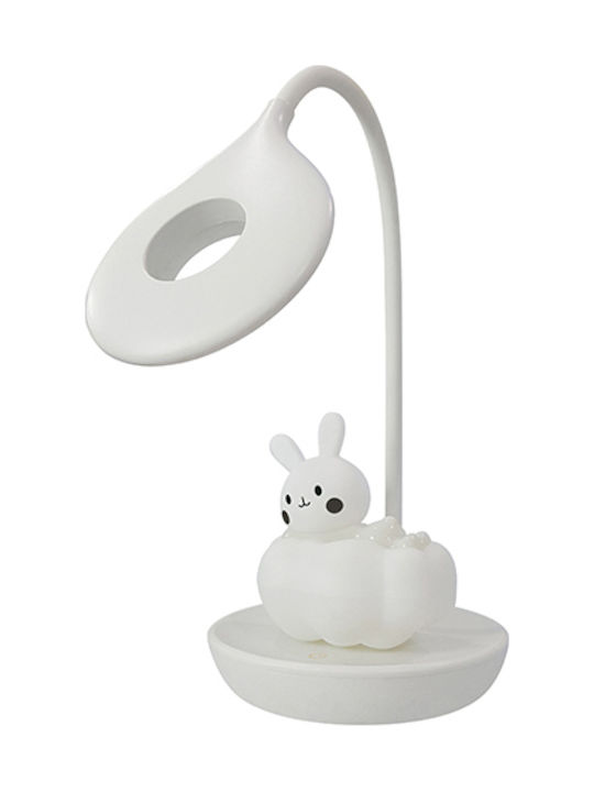 Bright Sun Led Παιδικό Φωτιστικό Γραφείου Bright Sun Funny Bunny Λευκό
