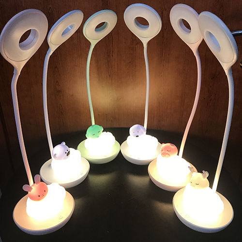Bright Sun Led Kids Desk Lamp Bright Sun Funny Bunny Green