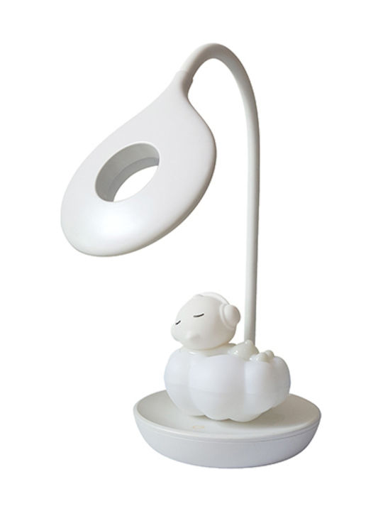 Bright Sun LED Kinder Schreibtischlampe Bright Sun Earphone Chicken Weiß