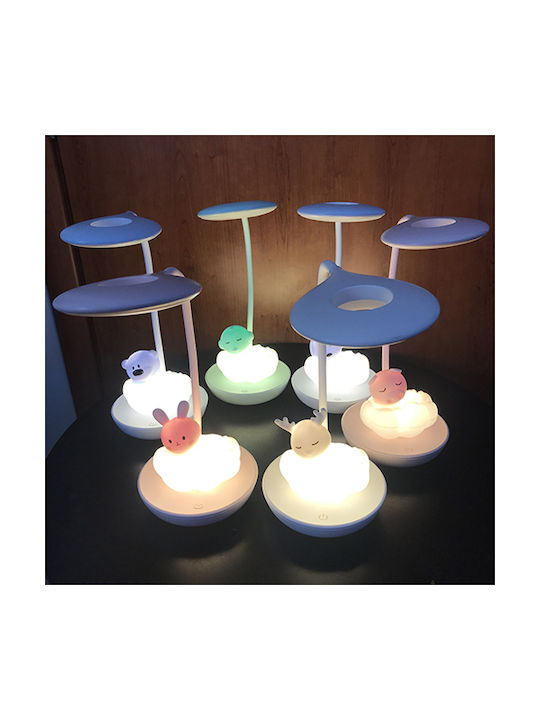 Bright Sun Led Παιδικό Φωτιστικό Γραφείου Bright Sun Earphone Chicken Πράσινο