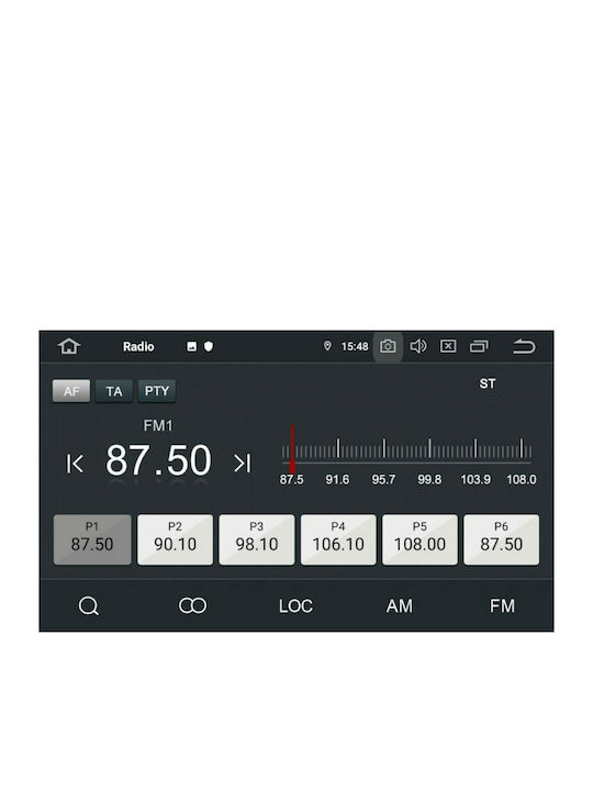 Lenovo Car-Audiosystem für Toyota Hilux 2005-2016 mit A/C (Bluetooth/USB/AUX/WiFi/GPS) mit Touchscreen 9" IQ-AN X6965_GPS
