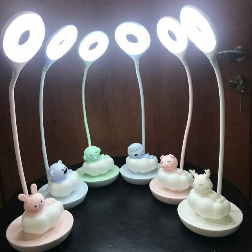 Bright Sun Led Kids Desk Lamp Bright Sun Baby Bear Blue
