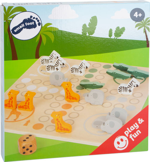 Board Game Ludo Safari for 4 Players 4+ Years Old (EN) Small Foot