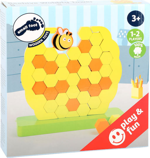 Επιτραπέζιο Παιχνίδι Beehive Wobbly Tower για 1-2 Παίκτες 3+ Ετών (EN) Small Foot