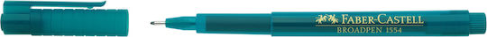 Faber-Castell Broadpen 1554 Design Marker 0.8mm Turquoise