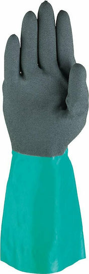 Ansell AlphaTec® 58-535W Arbeitshandschuhe Grün Leder, Latex/Nitril 1Stück