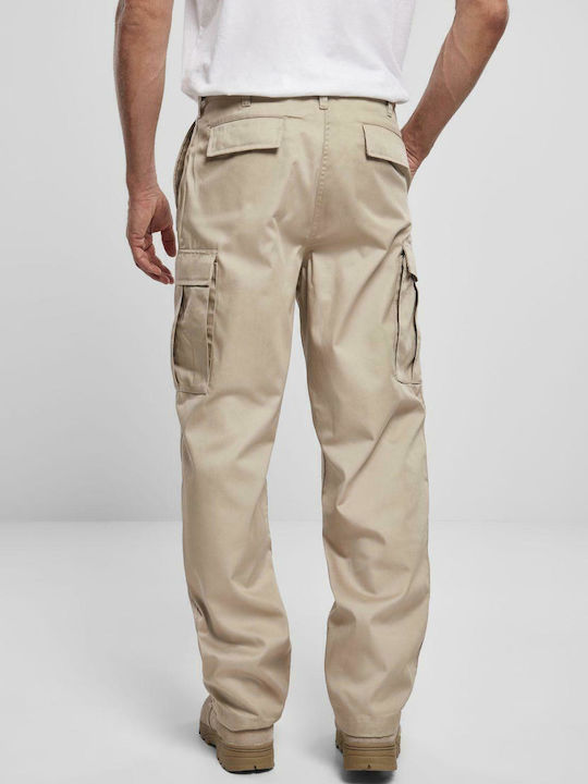 Trousers Cargo in Loose Fit Beige