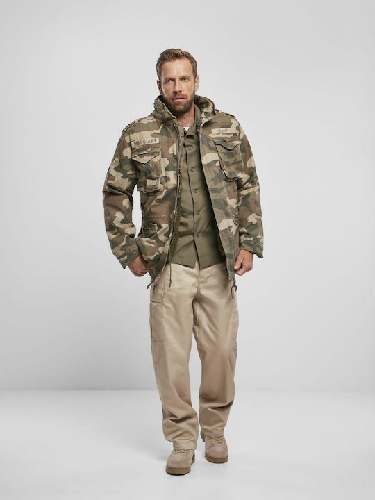 Trousers Cargo in Loose Fit Beige