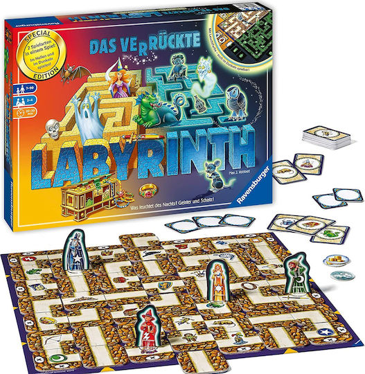 Board Game Labyrinth Brown for 2-4 Players 8+ Years Old (EN) Ravensburger