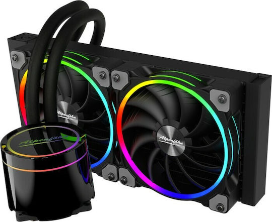 Alpenfoehn Gletscherwasser 240 ARGB Sisteme De Răcire Cu Apă AIO CPU Cu 2 Ventilatoare 120mm