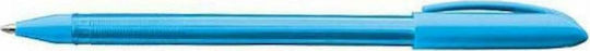 Luxor Focus Icy Pen Ballpoint 1mm Light Blue with Light Blue Ink