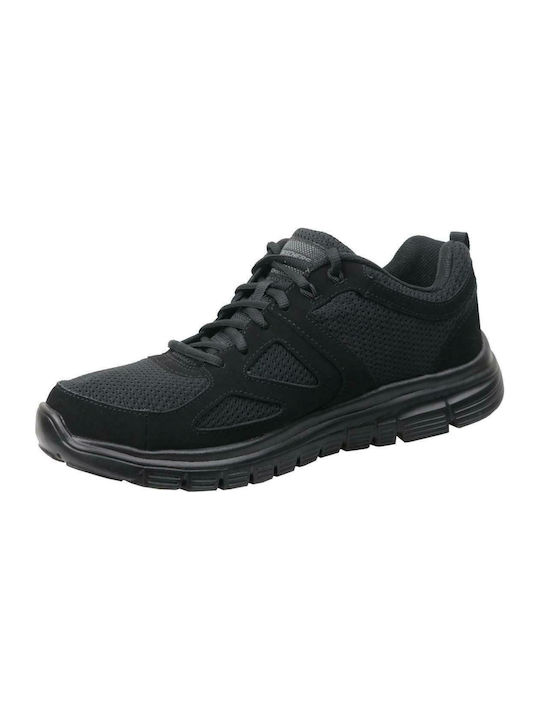 Lite-Weight QTR Overlay Sport Shoes Running Black