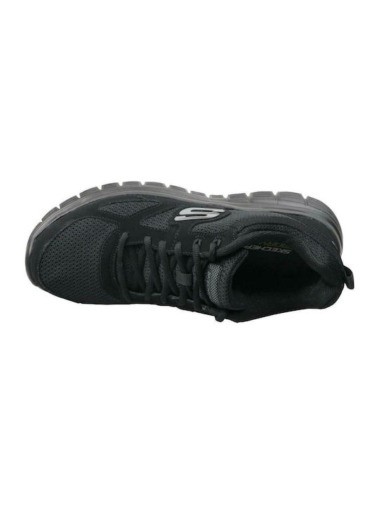 Lite-Weight QTR Overlay Sport Shoes Running Black