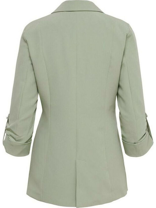 Only Long Women's Blazer Green