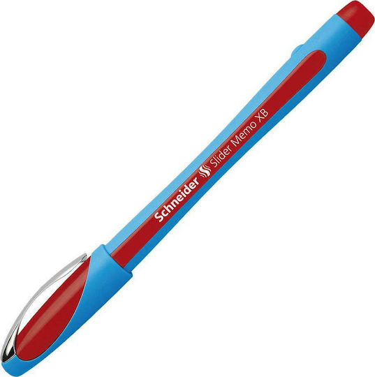 Schneider Slider Memo XB Pen Ballpoint with Red Ink