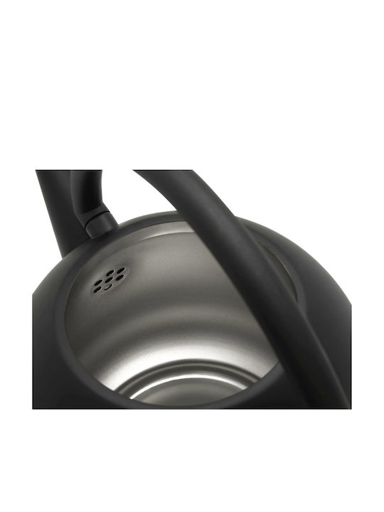 Bredemeijer Saturn Teekanne Rostfreier Stahl Black Matt 1200ml