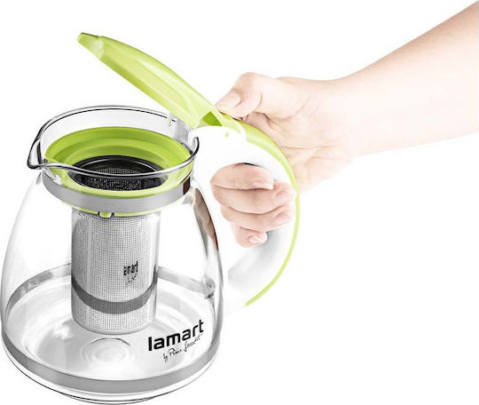 Lamart Glass Teapot with Filter 1500ml Lamart Glass Teapot with Filter 1500ml
