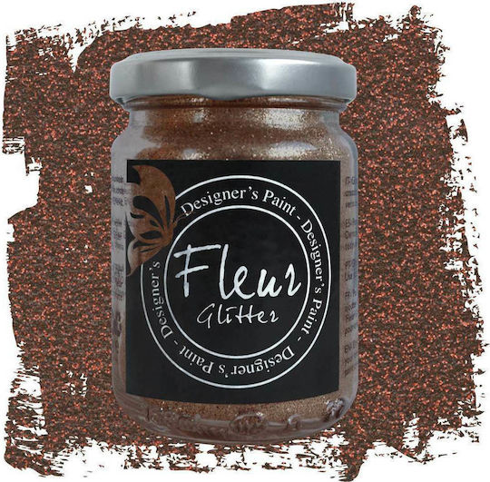 Fleur Χρυσόσκονη Glitter Καφέ 90gr