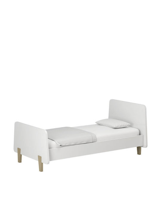 Lauress Klassisches Einzelbett mit Matratze 90x200cm Lauress Klassisches Einzelbett mit Matratze 90x200cm
