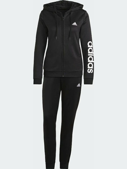 Essentials Logo French Terry Set de Trening Negru