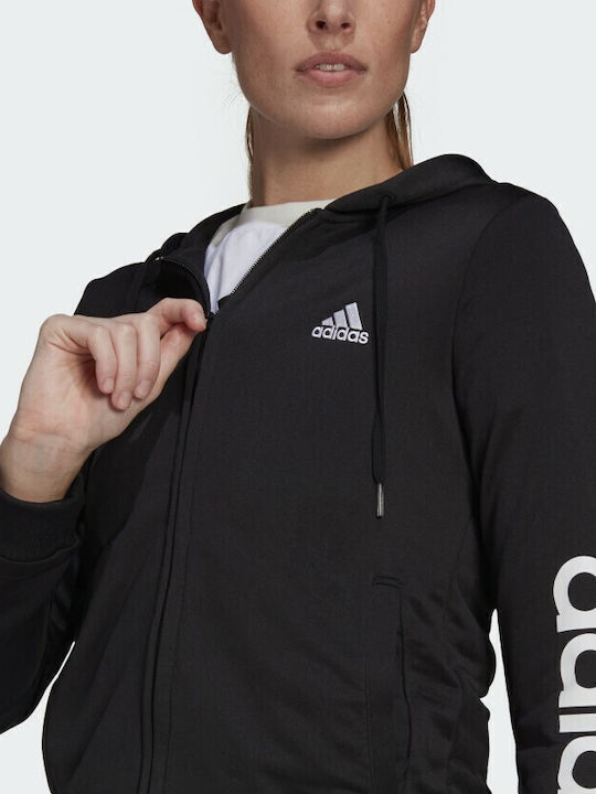 Essentials Logo French Terry Set de Trening Negru