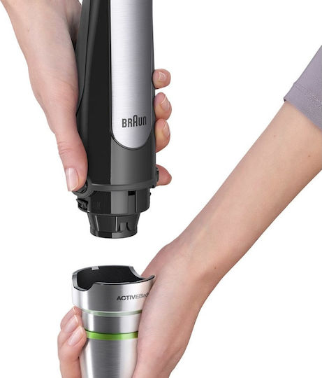 Braun MultiQuick 7 Ραβδομπλέντερ με Ανοξείδωτη Ράβδο 1000W Μαύρο