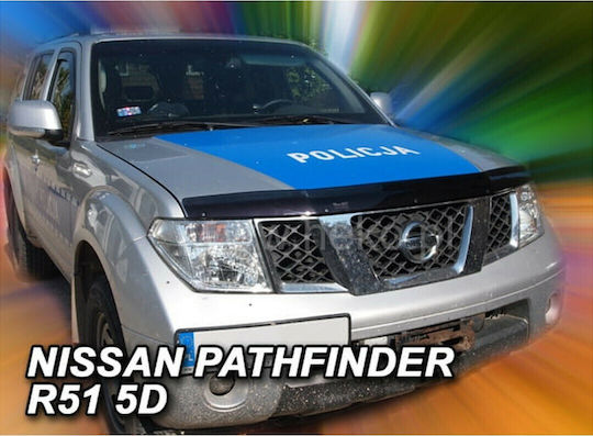 Heko Set of Windbreakers Front Car Dark Fime for Nissan Navara 2pcs