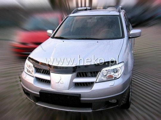 Heko Windbreaker Front Car Dark Fime for Mitsubishi Outlander 1pcs