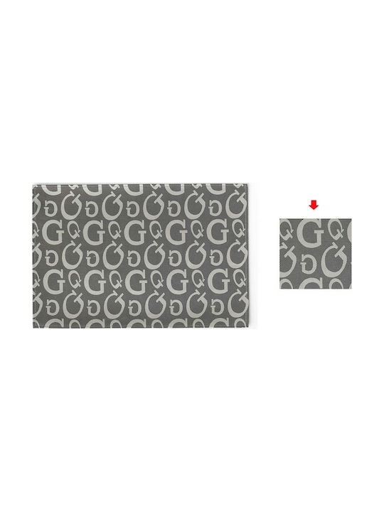 Espiel Σουβέρ Υφασμάτινο Γκρι - Ασημί 10x10cm 6τμχ Espiel Σουβέρ Υφασμάτινο Γκρι - Ασημί 10x10cm 6τμχ