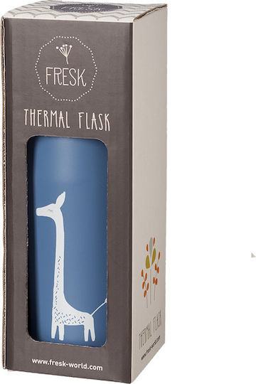 Fresk Βρεφικό Θερμός Υγρών Ανοξείδωτο Giraf 380ml