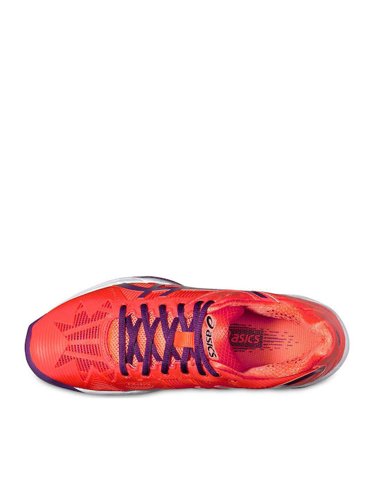 ASICS Gel Solution Speed 3 Tennisschuhe Tongelände Rot