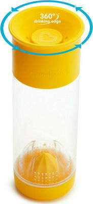 Munchkin Miracle Fruit Infuser Toddler Plastic Cup 414ml for 12m+ Yellow