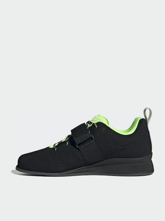 Adidas Adipower Weightlifting 2 Ανδρικά Αθλητικά Παπούτσια Crossfit Core Black / Grey Six / Signal Green