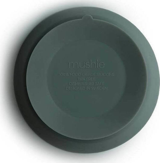 Mushie Baby Food Bowl Silicone Bowl made of Silicone Green