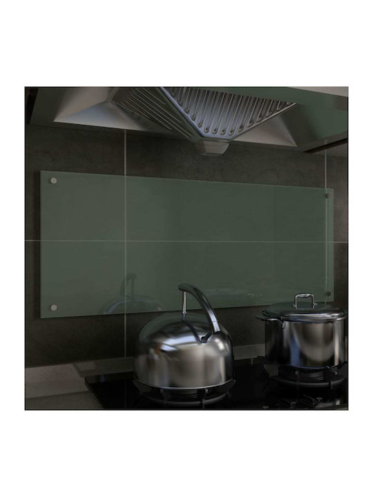 vidaXL Rectangular Glass Back in White Colour 40x100cm 249460