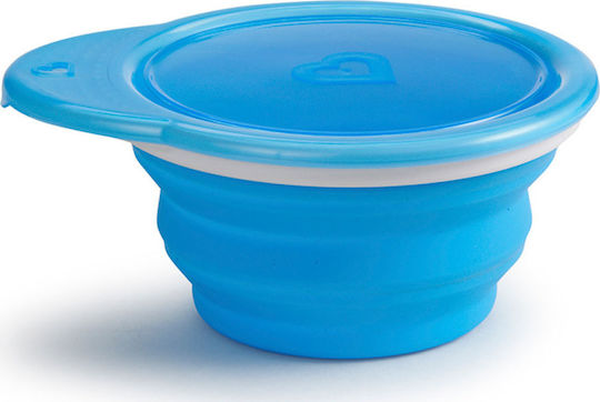 Munchkin Baby Food Bowl Go Silicone Bowl made of Silicone Blue 12377